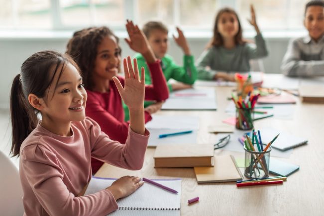 A class in an international school in Bangkok
